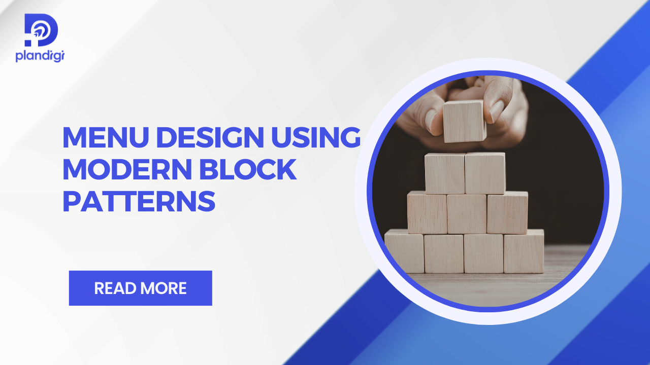 Menu Two Blocks Modern Menu Design Using Block Patterns - Plandigi